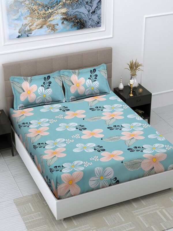 2 Bed Sheets & 4 Cushions Set